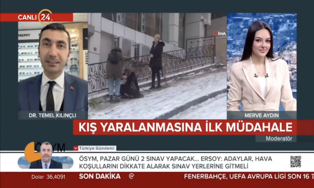 Kış Aylarında Yaralanmalara Karşı İlk Müdahale Hayat Kurtarır!