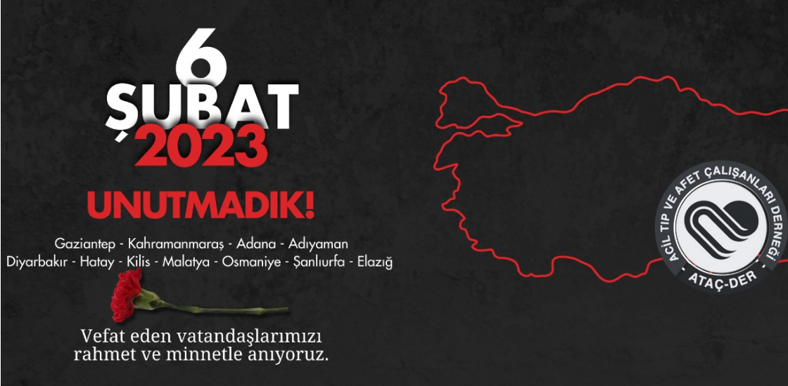 6 Şubat Depreminin Yıl Dönümünde Hayatını Kaybedenleri Rahmetle Anıyoruz