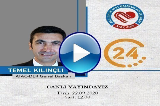 ATAÇDER Genel Başkanı Temel Kılınçlı, 24TV'de konuştu.